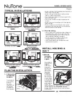 Предварительный просмотр 2 страницы NuTone QTXEN110SFLT Instructions For Use Manual