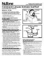 Предварительный просмотр 5 страницы NuTone QuieTTest Combination Fan/Light QT140L Installation Instructions Manual