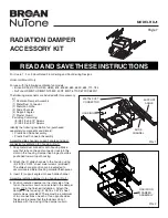 Предварительный просмотр 1 страницы NuTone RDJ1 Instructions Manual