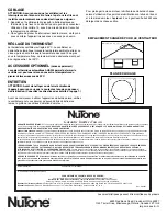 Preview for 4 page of NuTone RF-49 Series Installation Instructions Manual