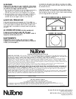 Preview for 6 page of NuTone RF-49 Series Installation Instructions Manual