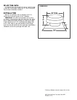 Preview for 2 page of NuTone RF-79RP Specifications