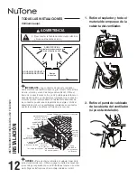 Предварительный просмотр 12 страницы NuTone ROOMSIDE AERN110SD Installation And Use & Care Instructions