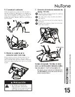 Предварительный просмотр 15 страницы NuTone ROOMSIDE AERN110SD Installation And Use & Care Instructions