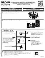 Preview for 3 page of NuTone ROOMSIDE Series Quick Start Manual