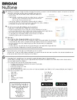 Preview for 4 page of NuTone ROOMSIDE Series Quick Start Manual