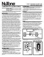 Предварительный просмотр 5 страницы NuTone SVC-101 Installation Instructions Manual