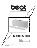 Preview for 1 page of NuTone U102I User Manual