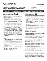 Предварительный просмотр 5 страницы NuTone VENT-A-LITE 668RP Instructions Manual