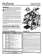 Preview for 12 page of NuTone WS15 SERIES Instructions Manual