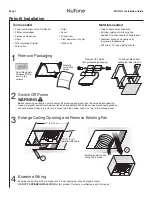 Предварительный просмотр 7 страницы NuTone XN110HL Installation Manual