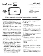 Preview for 1 page of NuTone Z-Wave NPD300Z Quick Start Manual