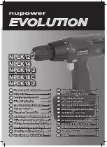 NUTOOL nupower EVOLUTION NPEK12 Manual preview