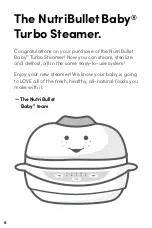 Preview for 6 page of NUTRIBULLET Baby Turbo Steamer User Manual