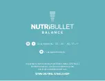 Preview for 81 page of NUTRIBULLET BALANCE User Manual