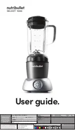 NUTRIBULLET NB07200-1006DG User Manual предпросмотр