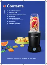 Preview for 2 page of NUTRIBULLET PRO PULSE 1200 User Manual