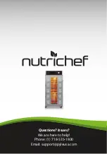 Предварительный просмотр 12 страницы NUTRICHEF NCFD20S User Manual