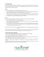 Предварительный просмотр 6 страницы NUTRICHEF PiCEM62 Instruction Manual