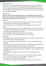 Preview for 3 page of NUTRICHEF PKAIRFR22 User Manual