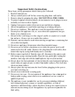 Preview for 2 page of NUTRICHEF PKAIRFR48 Important Safety Instructions Manual