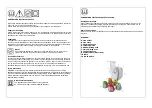 Предварительный просмотр 2 страницы NUTRICHEF PKELS70 Instruction Manual