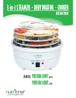 Предварительный просмотр 1 страницы NUTRICHEF PKFDSRC10WT Instructions Manual