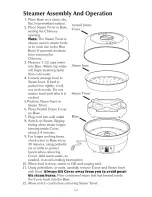 Предварительный просмотр 22 страницы NUTRICHEF PKFDSRC10WT Instructions Manual