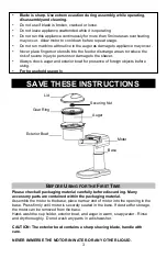 Preview for 3 page of NUTRICHEF PKIS11 User Manual