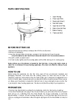 Предварительный просмотр 3 страницы NUTRICHEF PKPZM12 User Manual