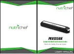 Предварительный просмотр 1 страницы NUTRICHEF PKVS15BK User Manual