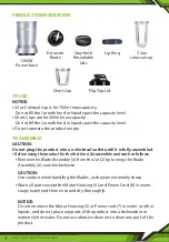 Preview for 4 page of NUTRICHEF VITAFORCE NCBL12 User Manual