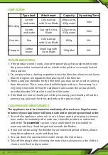 Preview for 6 page of NUTRICHEF VITAFORCE NCBL12 User Manual