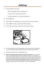 Preview for 8 page of NutriMill SMART JUICER User Manual