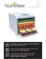 Preview for 1 page of Nutriware NFD-815D User Manual