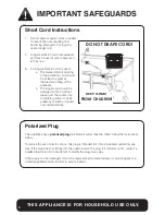 Preview for 4 page of Nutriware NFD-815D User Manual