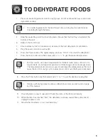 Preview for 7 page of Nutriware NFD-815D User Manual