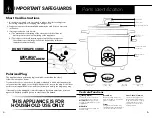 Preview for 3 page of Nutriware NRC-687SD-1SG Instruction Manual