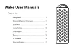 Preview for 2 page of Nuu Wake User Manual