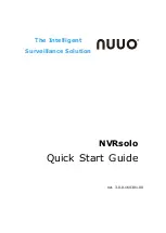 NUUO NVRsolo Quick Start Manual preview