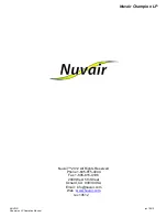 Предварительный просмотр 24 страницы Nuvair Champion LP Operation Manual