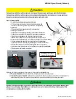 Предварительный просмотр 21 страницы Nuvair Coltri MCH 36 Electric User Manual