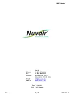 Предварительный просмотр 28 страницы Nuvair NSS Series Operation Manual