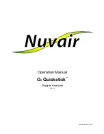 Nuvair O2 Quickstick Operation Manual preview