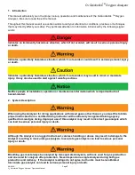 Предварительный просмотр 3 страницы Nuvair O2 Quickstick Operation Manual