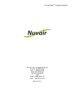 Предварительный просмотр 12 страницы Nuvair O2 Quickstick Operation Manual