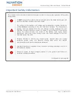 Preview for 5 page of Nuvation Energy Stack Switchgear Product Manual