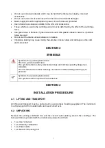 Preview for 8 page of NUVE NF 048 User Manual