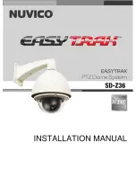 Nuvico Easy Trak SD-Z36 Installation Manual предпросмотр