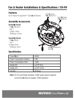 Предварительный просмотр 37 страницы Nuvico EasyView CD-S266 Installation Manual